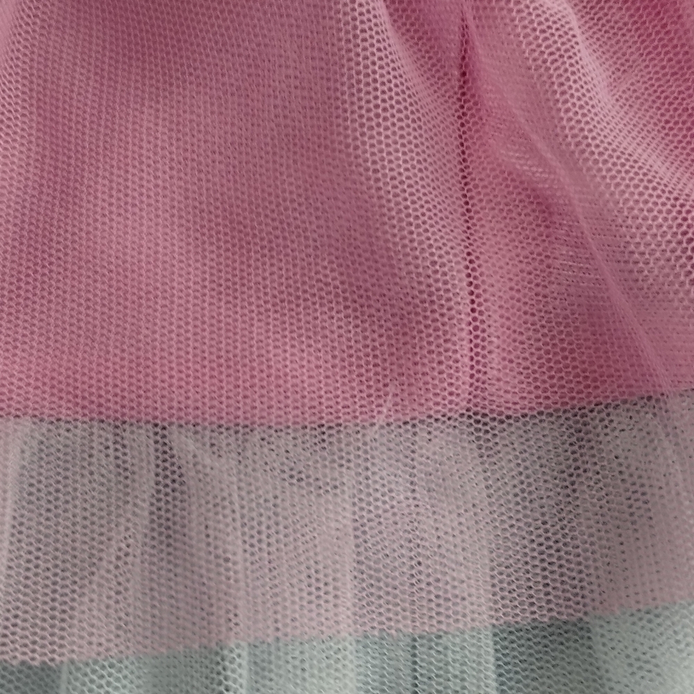 Way To Celebrate Girls Tiered Tutu Mesh Skirt, SZ girl S (6-6x) Yellow Pink Blue - Picture 7 of 16